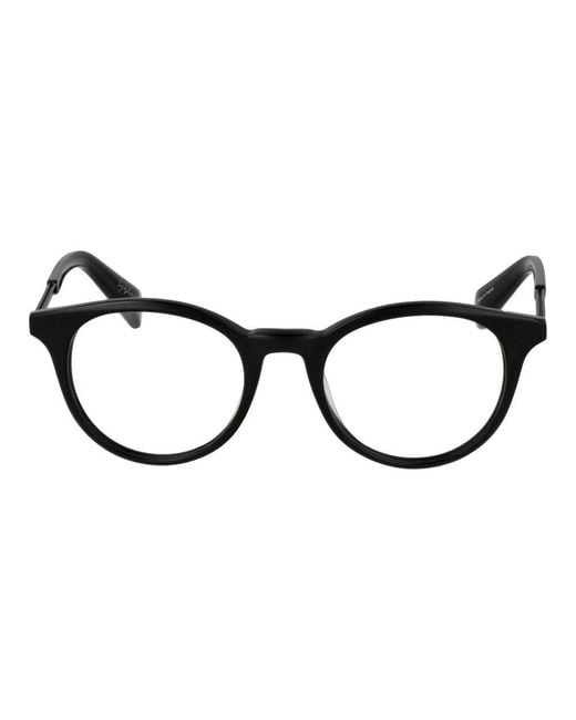 Yohji Yamamoto Black Plastic Glasses (Frames) for men