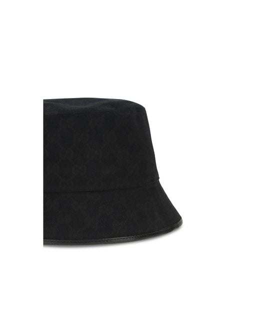 Gucci Black Polyester Bucket Hat