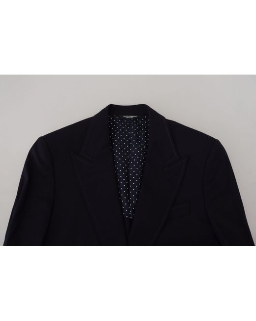 Dolce & Gabbana Blue Elegant Single-Breasted Blazer for men