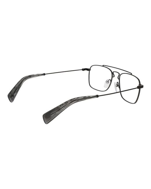 Yohji Yamamoto Brown Metal Glasses (Frames) for men