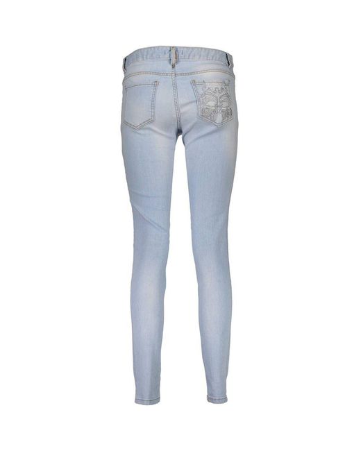 Just Cavalli Blue Cotton Jeans