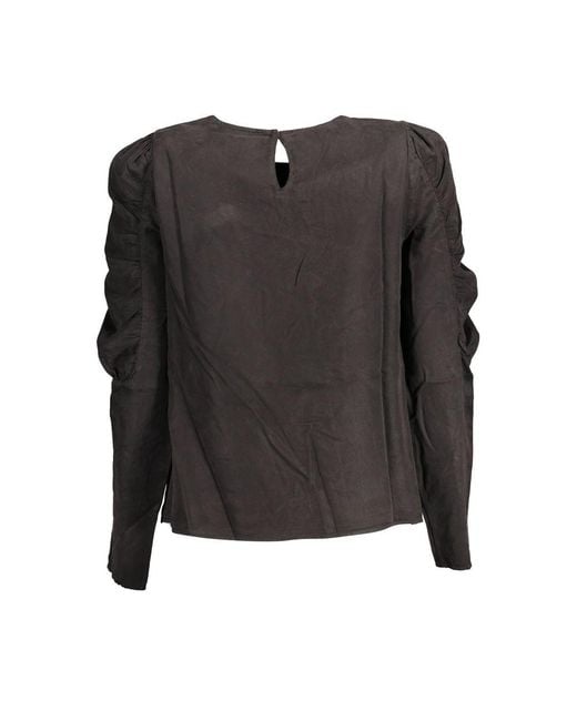 Desigual Black Lyocell Shirt