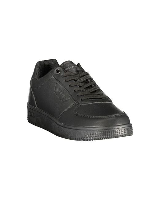 Gas Black Polyurethane Men's Sneaker for men