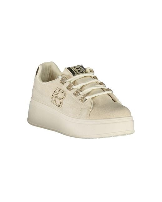 Laura Biagiotti Natural Polyester Sneaker