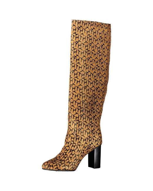 Tommy Hilfiger Metallic Leather Boot