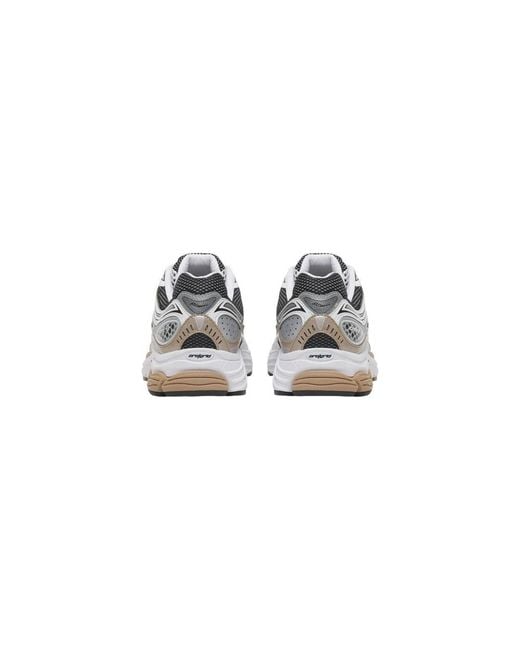 Saucony White Beige Synthetic Athletic Sneakers for men