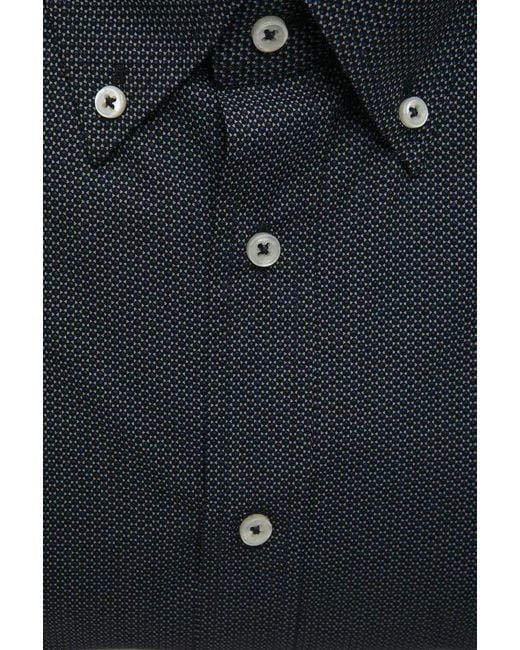 Robert Friedman Black Cotton Shirt for men