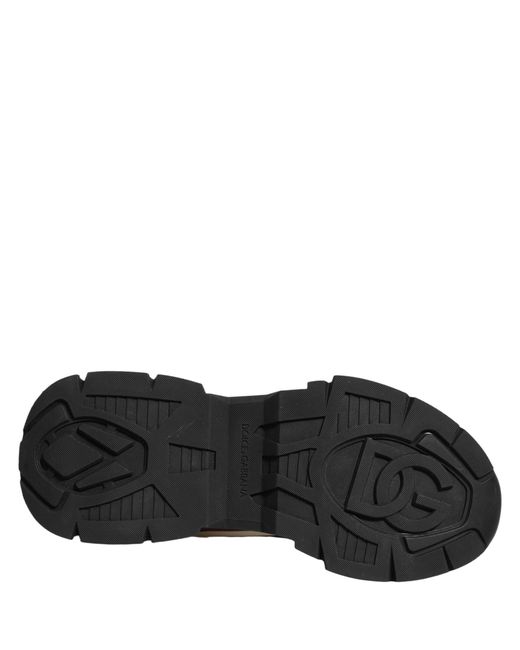 Dolce & Gabbana Multicolor Panelled Airmaster Sneakers Shoes for men