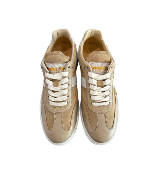 Pantofola D Oro Natural Beige Suede Men Sneaker for men
