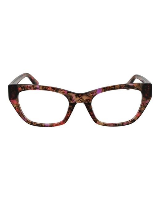 MARCIANO BY GUESS Brown Multicolor Plastic Glasses (frames)