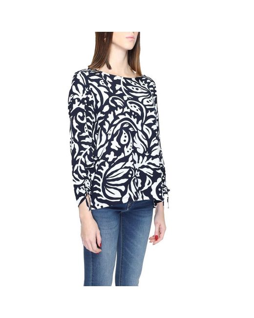 Street One Blue Viscose Shirt