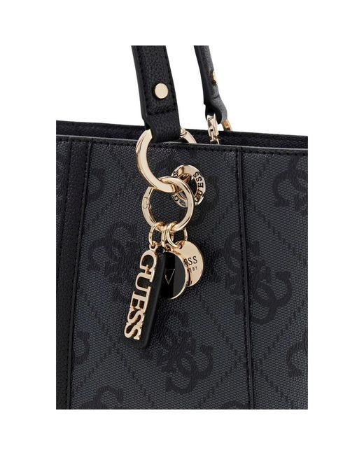 Guess Black Gray Polyethylene Handbag
