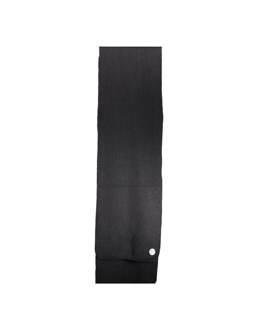 North Sails Black Cotton Scarf for men