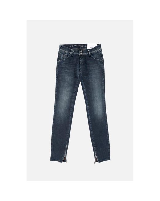 Gas Blue Cotton Jeans Denim