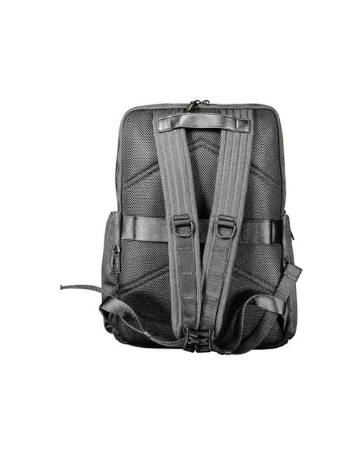 Calvin Klein Gray Black Polyester Men Backpack for men