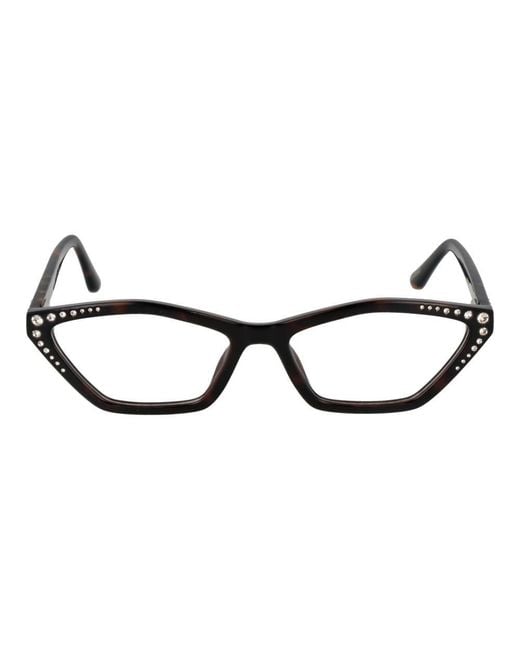 MARCIANO BY GUESS Black Brown Stainless Steel Glasses (frames)
