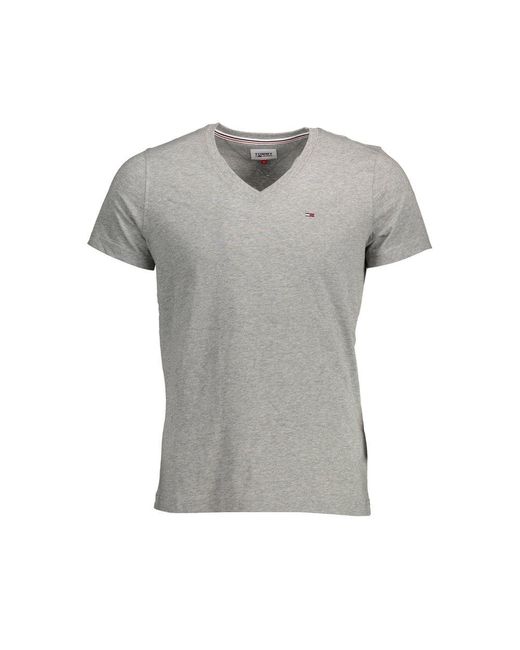 Tommy Hilfiger Gray Cotton T for men