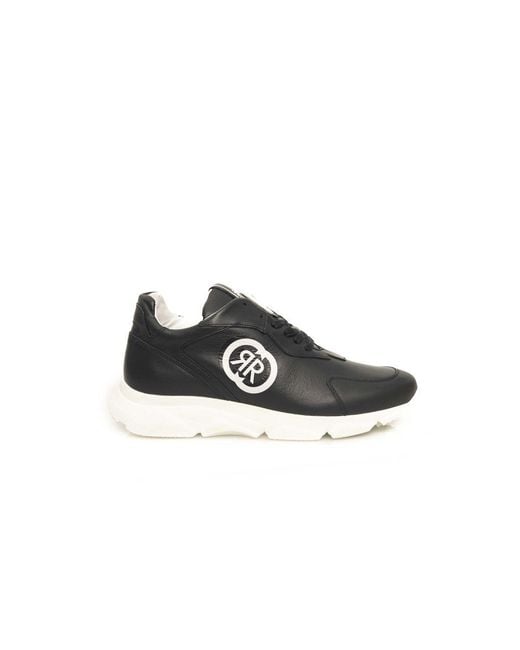 Cerruti 1881 Black Cow Leather Sneaker for men