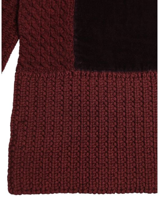 Dolce & Gabbana Red Neck Warmer Wrap Shawl Scarf for men
