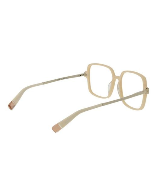 Furla Metallic Beige Cellulose Acetate Glasses (frames)