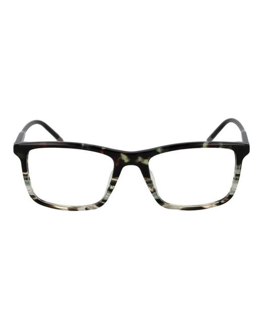 Lozza Black Multicolor Cellulose Acetate Glasses (frames) for men