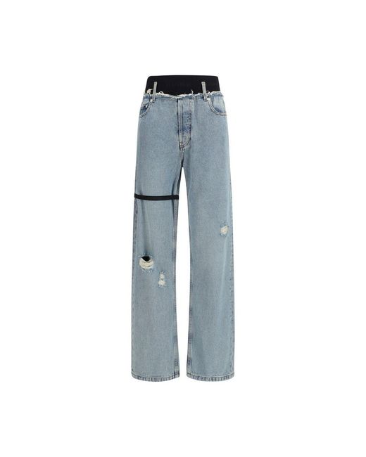 ALAINPAUL Blue Cotton High
