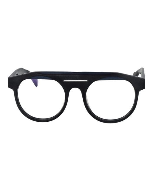 Yohji Yamamoto Black Plastic Glasses (Frames) for men