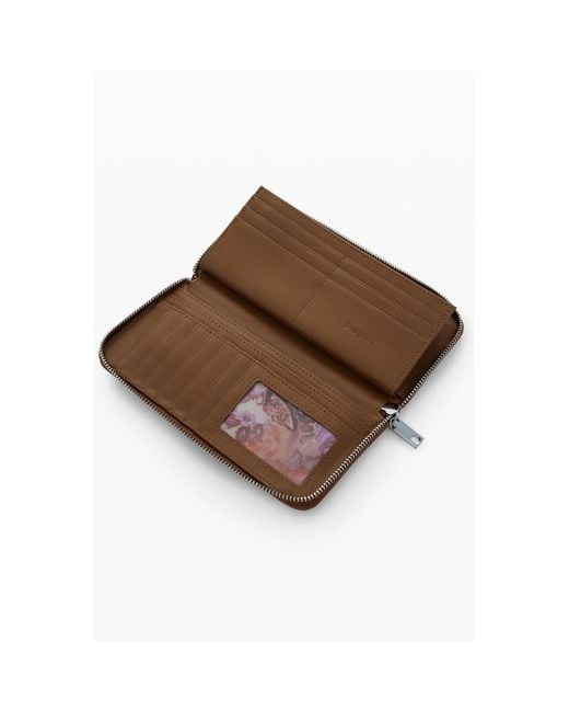 Desigual Brown Polyethylene Wallet