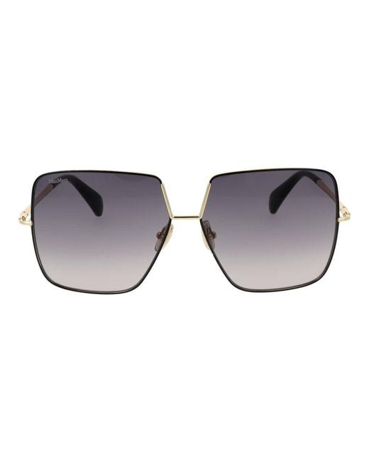 Max Mara Black Metal Sunglasses