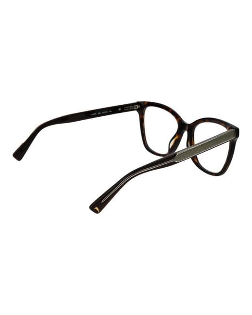 Longchamp Black Brown Acetate Glasses (frames)