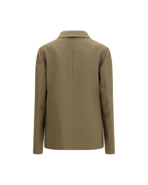 Fabiana Filippi Green Viscose Blazer