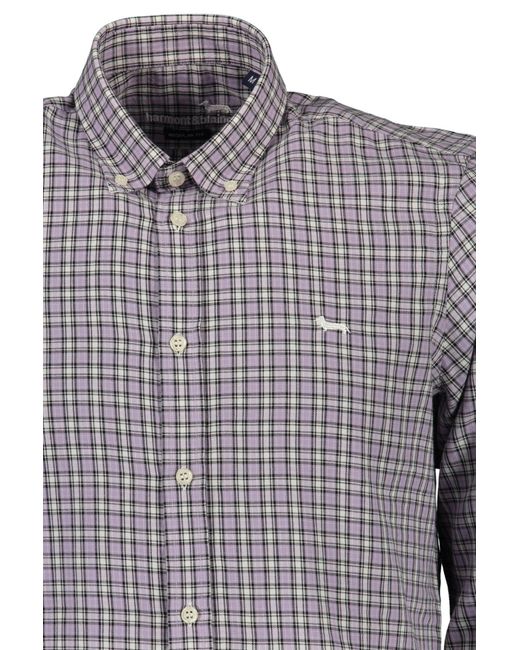 Harmont & Blaine Purple Cotton Shirt for men