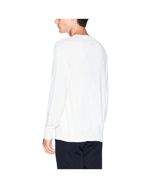 ARMANI EXCHANGE White Cream Viscose Sweatshirt for men