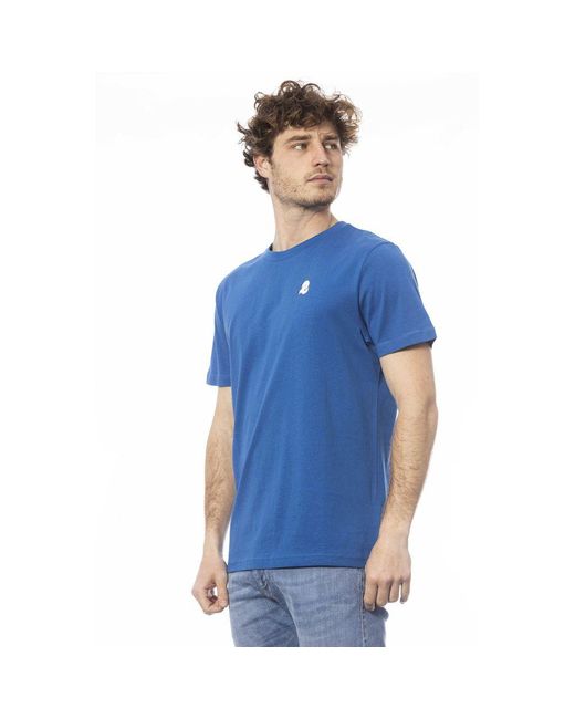 INVICTA WATCH Blue Cotton T-Shirt for men