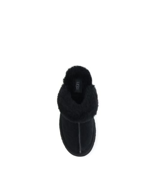 Ugg Black Disquette Slides