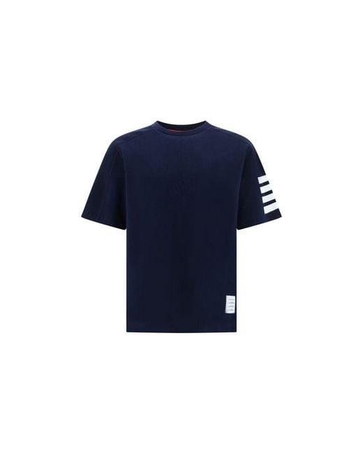 Thom Browne Blue Cotton T for men