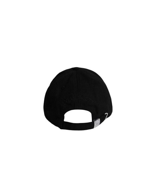 Lyle & Scott Black Cotton Cap (baseball Hat) for men