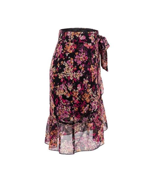 Trussardi Red Pink Polyester Skirt