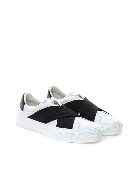 Givenchy White Chic Leather City Sport Sneakers