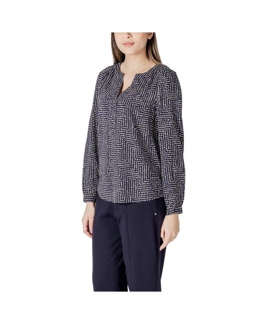 Street One Gray Blue Viscose Shirt