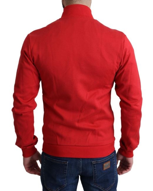 Dolce & Gabbana Dg Motor Club Zippered Cardigan Sweater for men