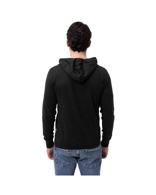 People Of Shibuya Black Cotton Sweater for men