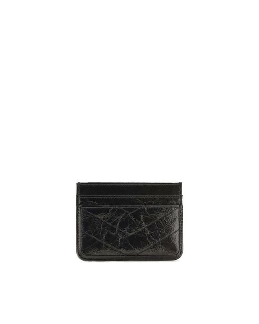 Saint Laurent Black Calf Leather Bos Taurus Wallet