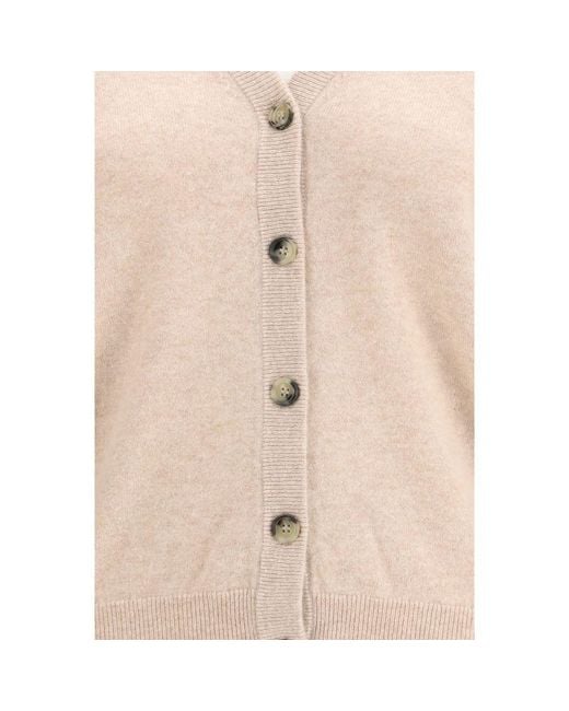 Allude Natural Cashmere Cardigan