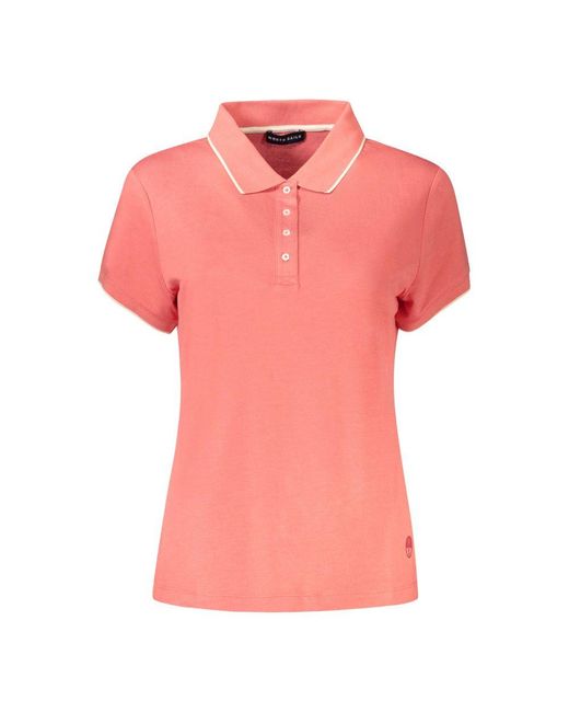 North Sails Pink Cotton Polo Shirt