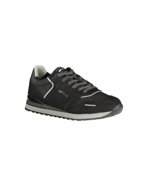 Gas Black Polyurethane Men's Sneaker for men