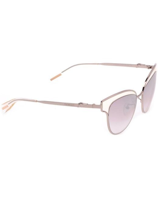 Trussardi Pink Silver Metal Sunglasses
