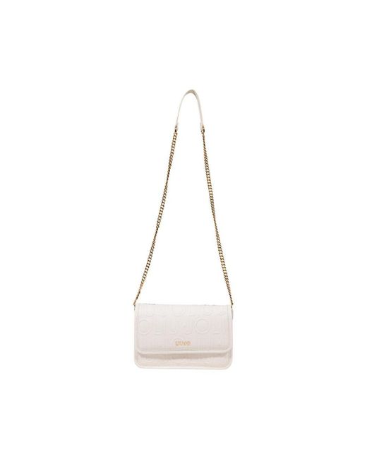 Liu Jo Natural White Polyethylene Handbag