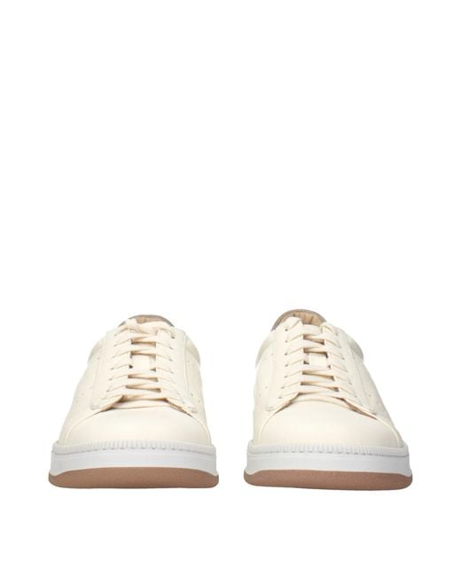 Eleventy Natural Leather Sneakers for men