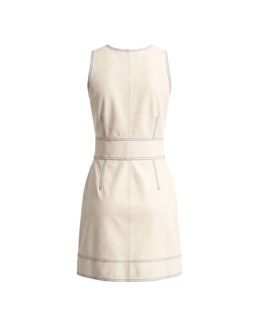 Trussardi Natural Beige Lamb Dress